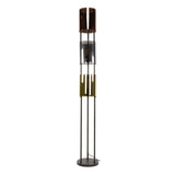 Floor lamps - Floor lamp Nox 3 - light Black Metal 175 cm - Dimehouse