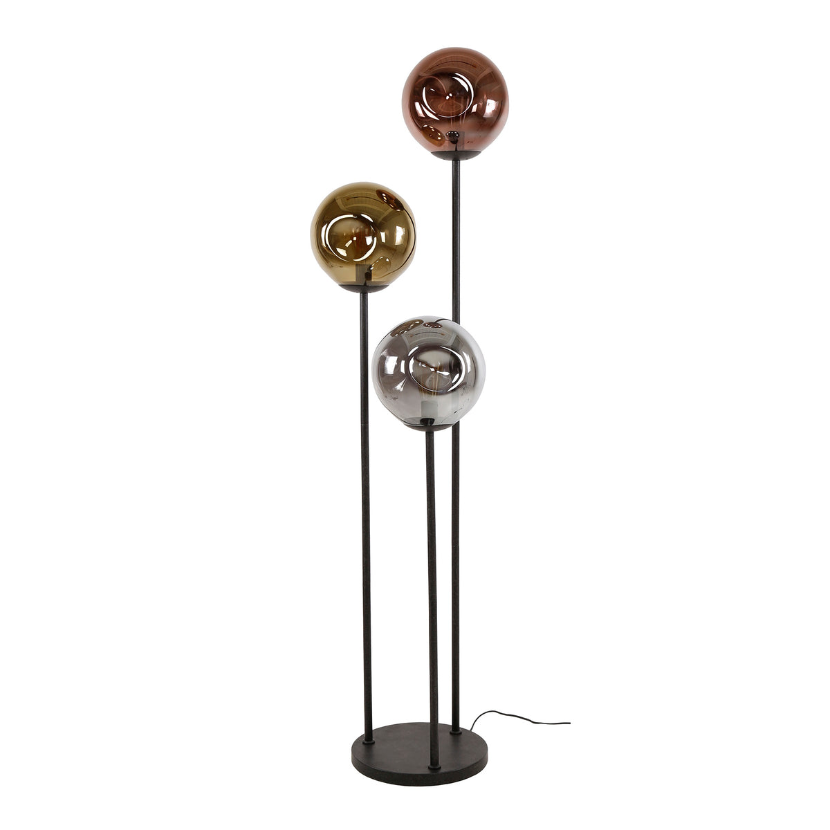 Floor lamps - Floor lamp Ada 3 - light Colored Glass - Dimehouse