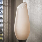 Floor lamp Cocoon 3-light in sienna brown