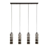 Hanging lamps - Hanging lamp Kik 4 - light cylinder glass - Dimehouse