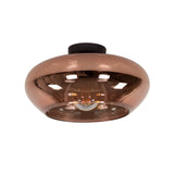 Ceiling lamps - Ceiling lamp Phil 1 - light copper-colored glass - Dimehouse