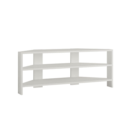 TV Furniture - TV Furniture Thales White Melamine 110x45x36 cm - Dimehouse