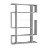 Bookcases - Bookcase Mito White Melamine 110x161x25.5 cm - Dimehouse