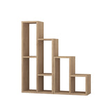 Bookcases - Modular shelving unit oak melamine Sule 42x89x20 cm - Dimehouse