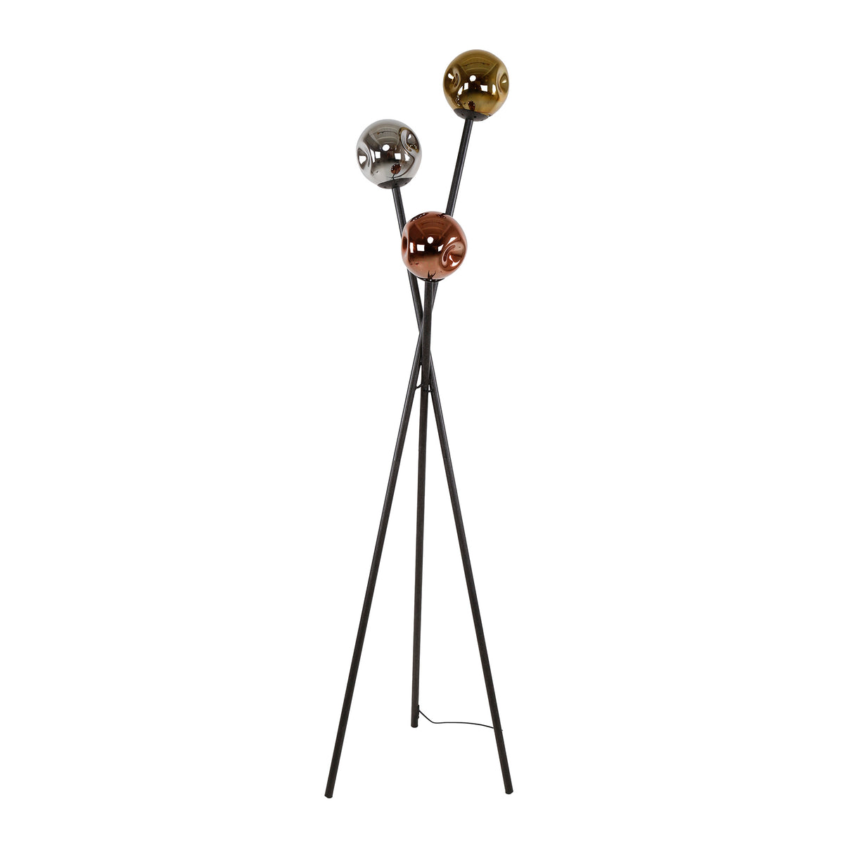 Floor lamps - Floor lamp Kaja 3 - light colored glass - Dimehouse