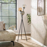 Floor lamps - Floor lamp Nova 3 - light Black with Globes - Dimehouse