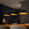 Hanging lamps - Hanging lamp Melo 3 - light metal black - Dimehouse