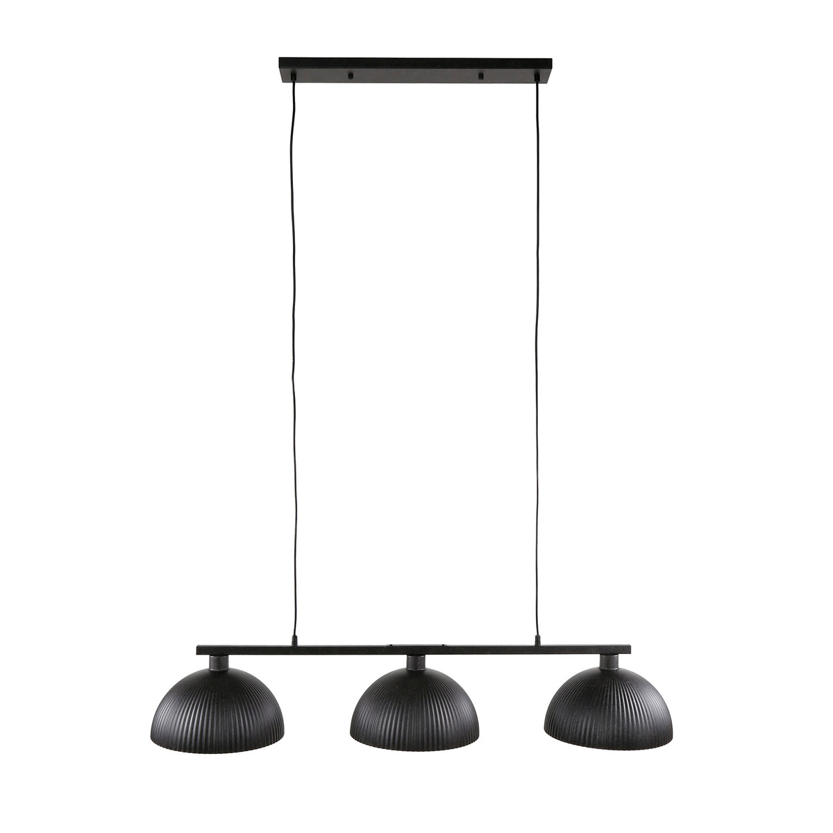 Hanging lamps - Hanging lamp Melo 3 - light metal black - Dimehouse