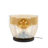 Floor lamps - Floor lamp Dain UP XXL Amber-colored glass - Dimehouse