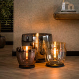 Floor lamps - Floor lamp Dain UP XXL Copper-colored glass - Dimehouse