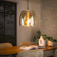 Hanging lamps - Hanging lamp Dain 1 - light Amber glass - Dimehouse
