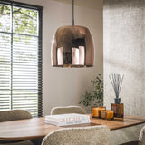 Hanging lamps - Hanging lamp Dain 1 - light copper-colored glass - Dimehouse