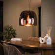 Hanging lamps - Hanging lamp Dain 1 - light XL copper-colored glass - Dimehouse