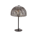 Table lamps - Table lamp Alfie Ø35 metal black brown - Dimehouse