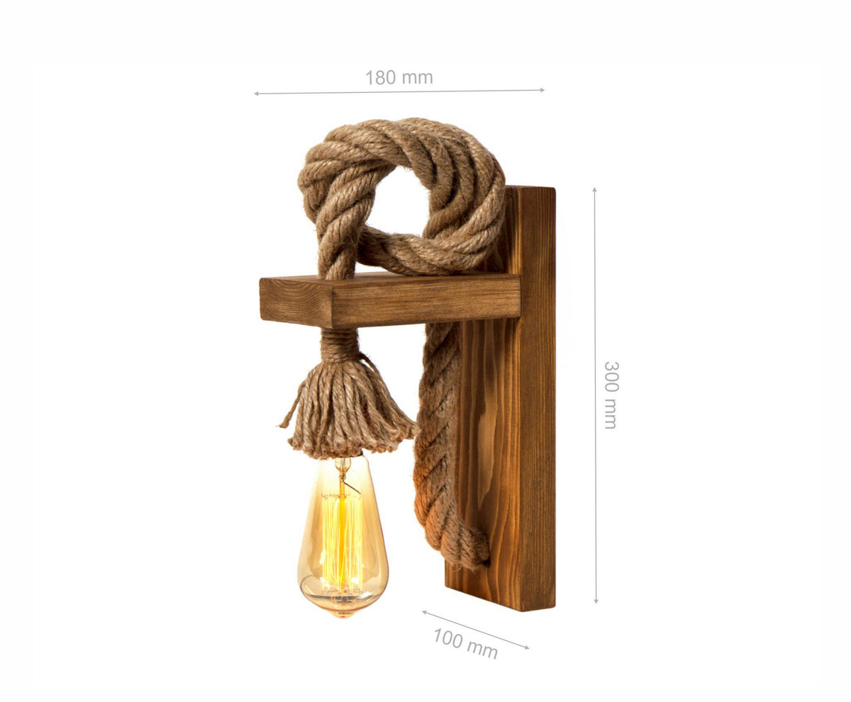 Wall lamps - Wall lamp Brown Metal Nocturne - Dimehouse