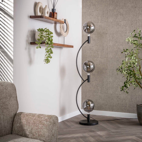 Floor lamps - Niro floor lamp 3 - lights Black - Dimehouse