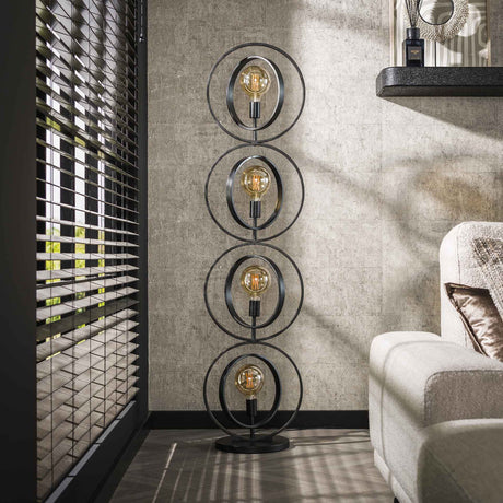 Floor lamps - Industrial floor lamp Otan metal 4 - lights - Dimehouse