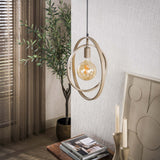 Hanging lamps - Modern Hanging Lamp Beige Otan 1 - light - Dimehouse