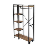 Coat Racks - Wardrobe Furniture Coat Rack Rox Natural - With Shelves - Dimehouse
