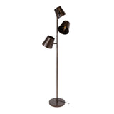 Floor lamps - Floor lamp 3 - light brown metal Carta - Dimehouse