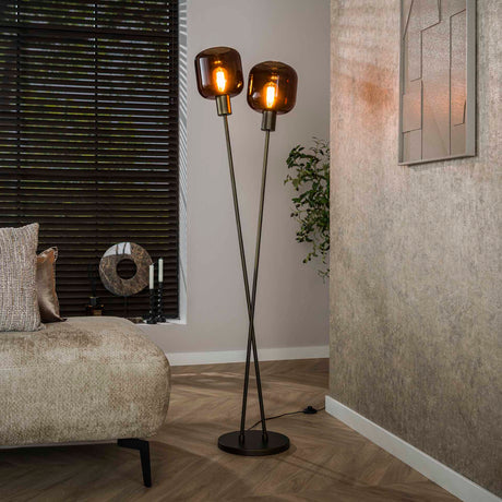 Floor lamps - Floor lamp Terra Duo 2 - light Bronze - Dimehouse