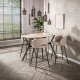 Hanging lamps - Modern Hanging Lamp Aureo 9 - light Sienna brown - Dimehouse