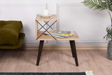 Bedside tables - Bedside table Cross Oak Melamine 50x55x40 cm - Dimehouse