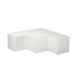 TV Furniture - TV Furniture Compact White Melamine 90x32x92 cm - Dimehouse