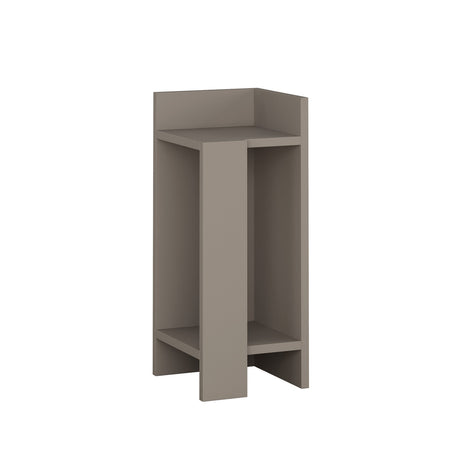 Bedside tables - Bedside table Right Elos Mocha Melamine 25x60x27 cm - Dimehouse