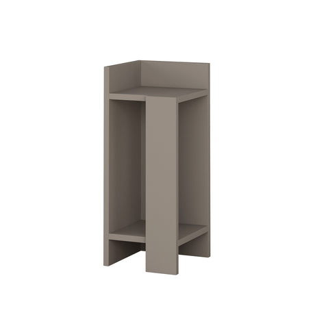 Bedside tables - Bedside table Left Elos Mocha Melamine 25x60x27 cm - Dimehouse