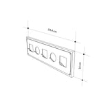 Coat racks - Coat rack 5 - Angled Ican Oak Melamine - Dimehouse