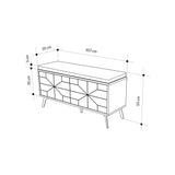 Shoe cabinets - Shoe cabinet Dune Bench Natural Melamine 107x55x35 cm - Dimehouse