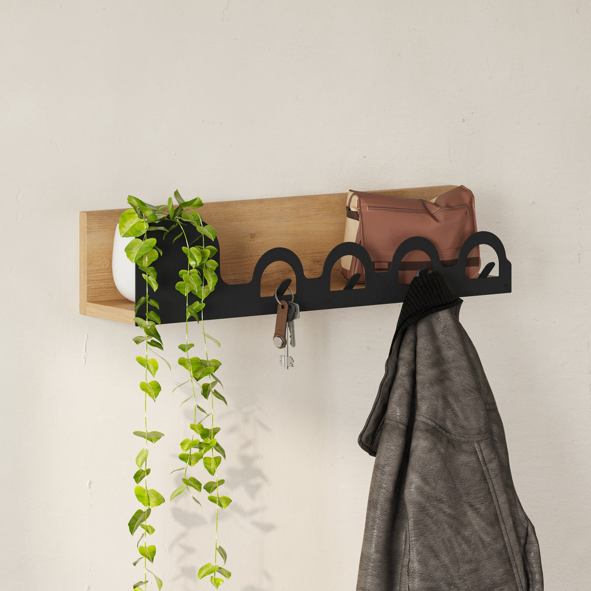 Coat racks - Coat rack Metal Liara - 63 cm - Dimehouse