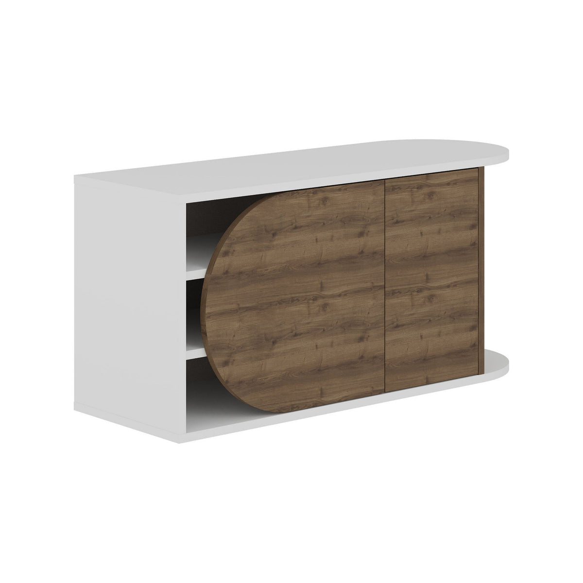 Shoe cabinets - Shoe cabinet Nova Shoe Bench Natural White Melamine 104x50x37 cm - Dimehouse