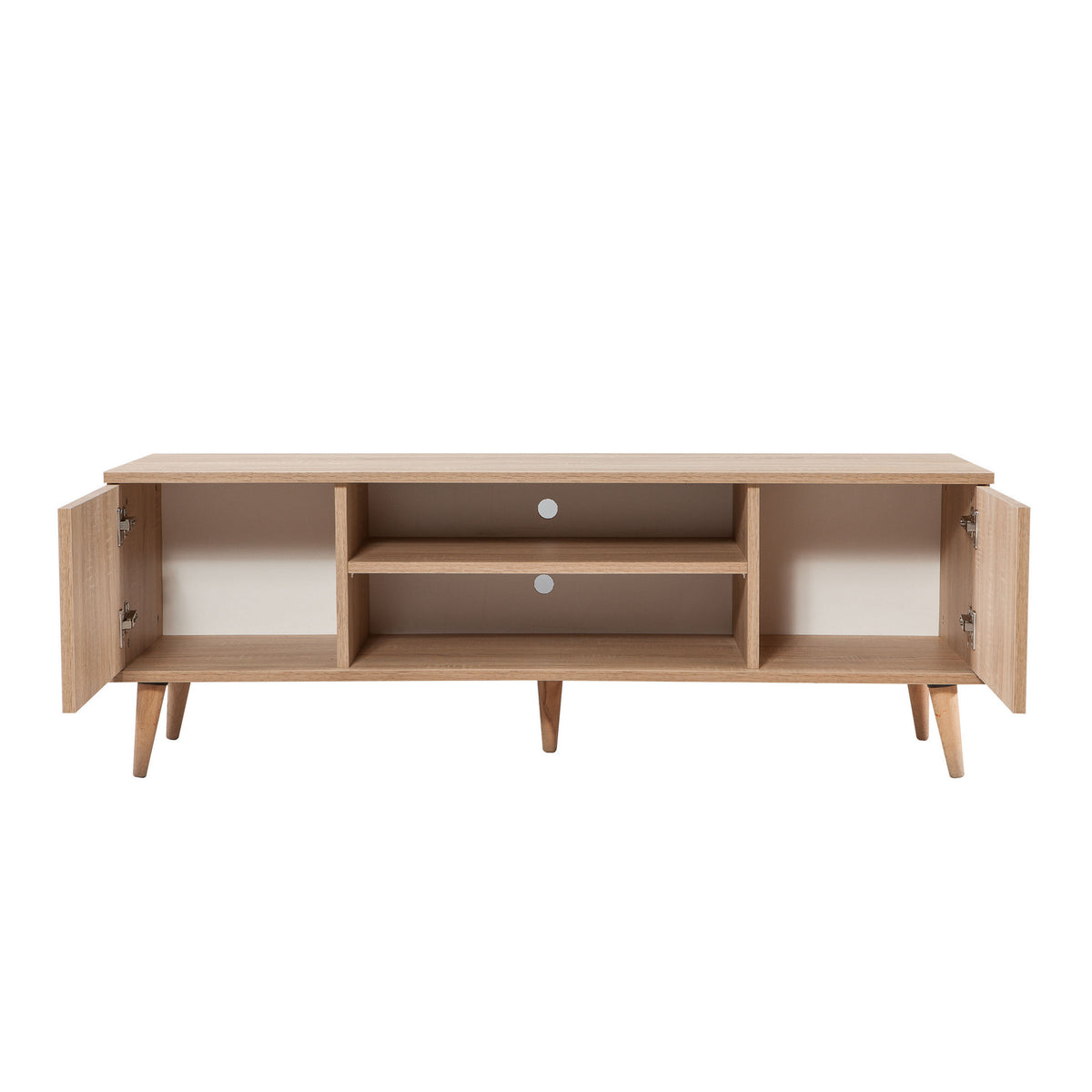 TV Furniture - TV Furniture Truva Sonoma Oak Striped Melamine 140x50x40 cm - Dimehouse