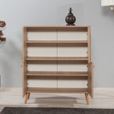 Wall cabinets - Wall cabinet Multilux Sonoma Oak Melamine 95x111x36 cm - Dimehouse