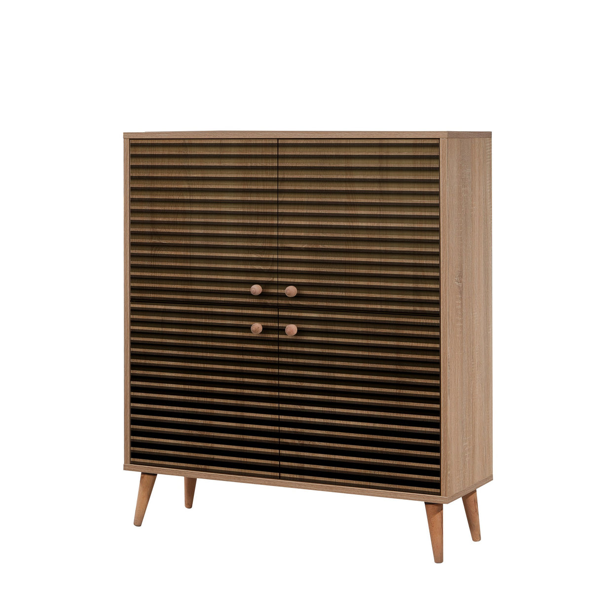Wall cabinets - Wall cabinet Multilux Sonoma Oak Melamine 95x111x36 cm - Dimehouse