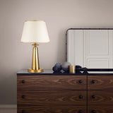 Table lamps - Table lamp Copper-colored Fabric Arboria - Dimehouse