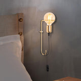 Wall lamps - Wall lamp Gold Metal Ashburn - Dimehouse