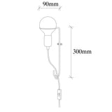 Wall lamps - Wall lamp Gold Metal Ashburn - Dimehouse