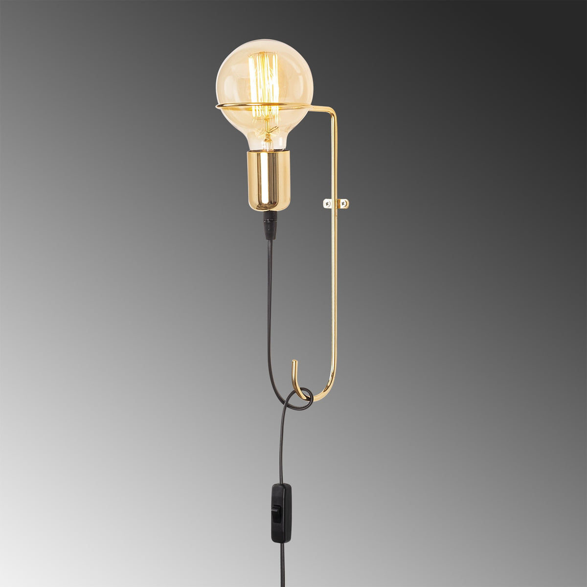 Wall lamps - Wall lamp Gold Metal Ashburn - Dimehouse