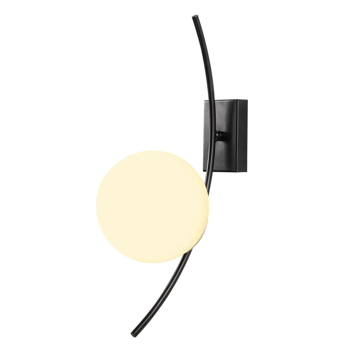 Wall lamps - Wall lamp Black Glass Cielo - Dimehouse