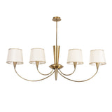 Hanging lamps - Hanging lamp Copper-colored Fabric Arboria - Dimehouse