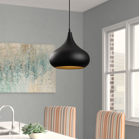 Hanging lamps - Hanging lamp Black Gold Metal Forge - Dimehouse
