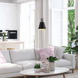 Hanging lamps - Hanging lamp Black Nickel Metal Velora - Dimehouse