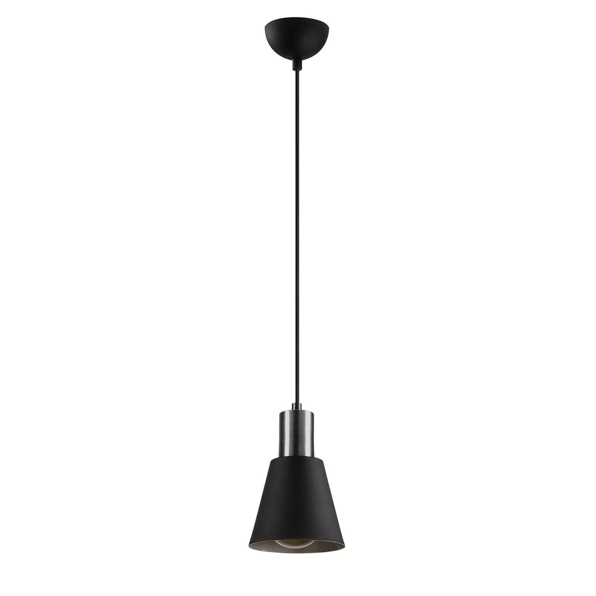Hanging lamps - Hanging lamp Black Nickel Metal Velora - Dimehouse