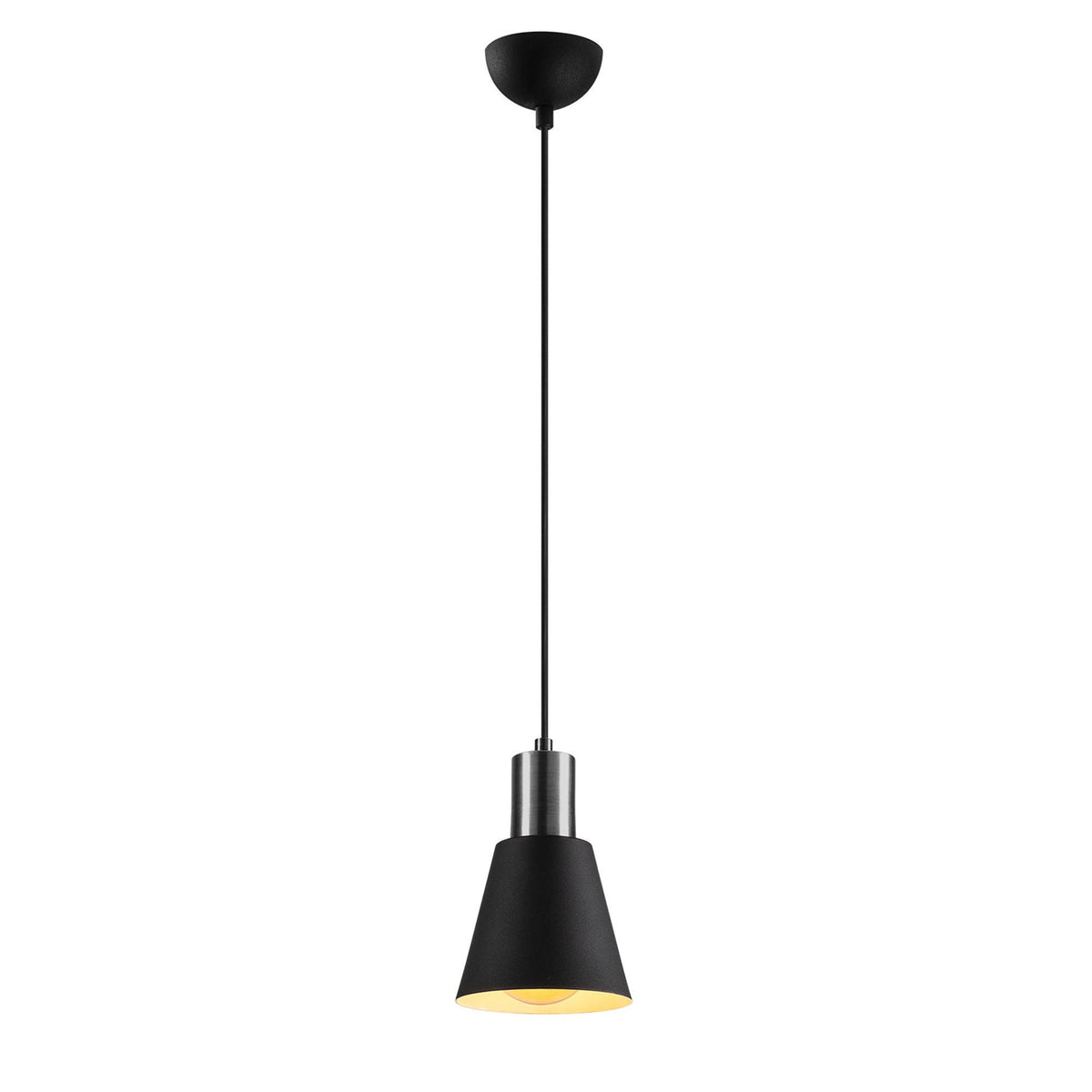 Hanging lamps - Hanging lamp Black Nickel Metal Velora - Dimehouse