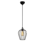 Hanging lamps - Hanging lamp 1 - light 20 cm Black Metal Predator - Dimehouse