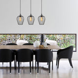 Hanging lamps - Hanging lamp 3 - lights Black Metal Predator - Dimehouse