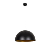 Hanging lamps - Hanging lamp 50 cm Black Gold Metal Echelon - Dimehouse